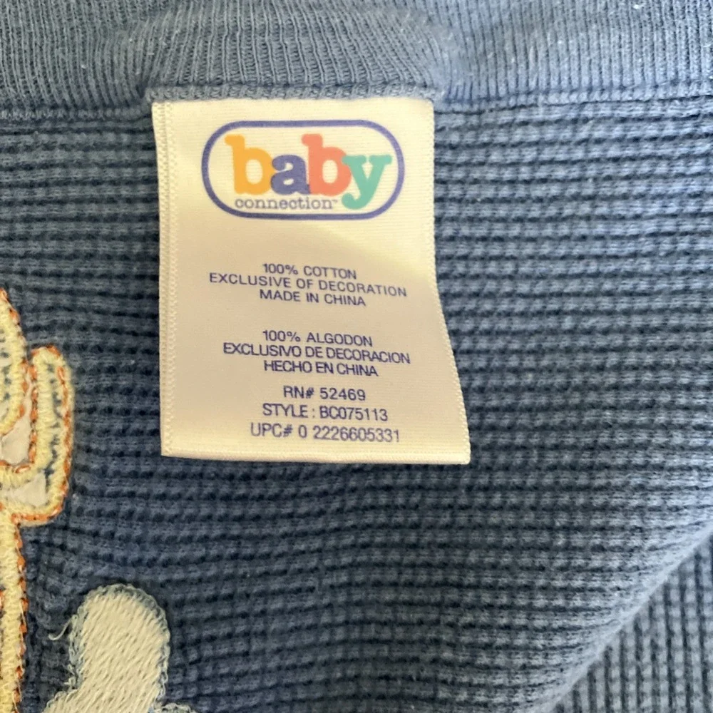 Dump Truck Blue Thermal Waffle Weave Blanket Time To Work Baby Connection 29x29